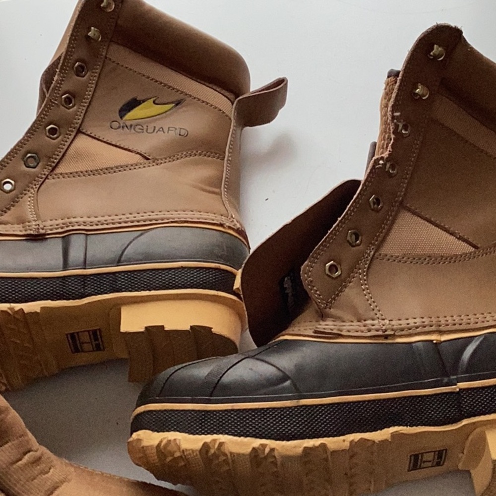 DUCK BOOT ONGUARD Snow/Winter Boots Sz 7 Distressed UniSex w/Liners ‼️ update
